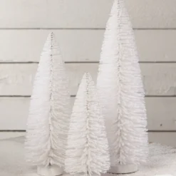 Bethany Lowe Winter White Flocked Trees New!