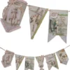 Bethany Lowe Wishes Pastel Vintage Christmas Garland