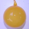 Winward Jim Marvin Yellow Bubblegum Glass Ornaments