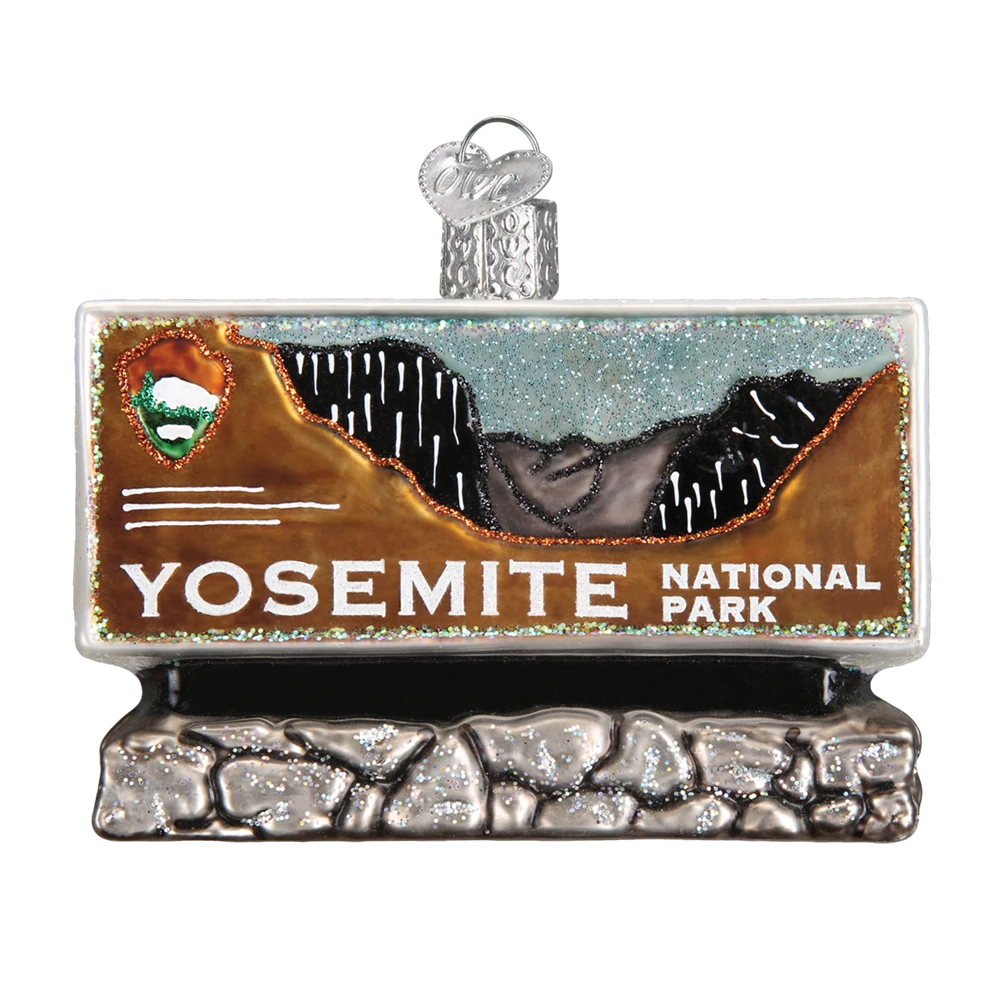 TheHolidayBarn.com Christmas Yosemite National Park Sign Ornament 4 TheHolidayBarn.com Christmas Yosemite National Park Sign Ornament